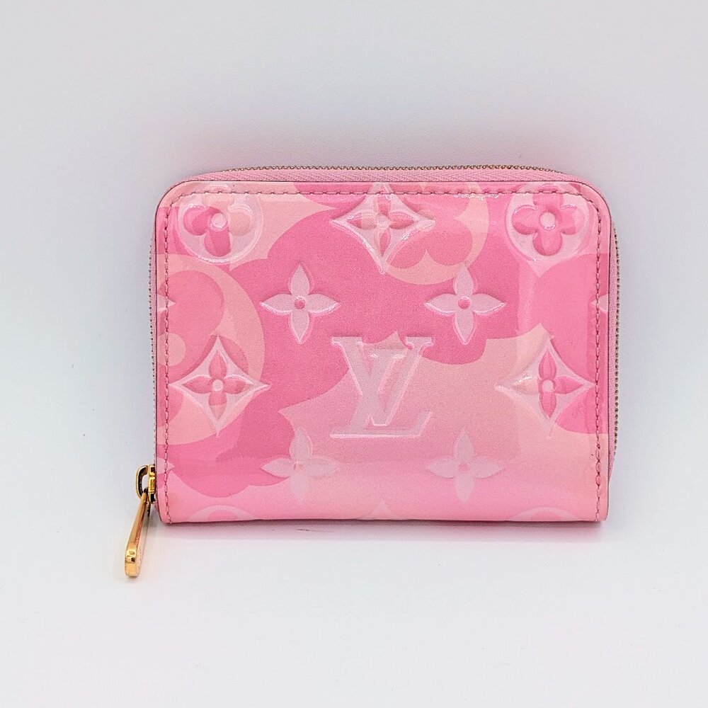 Louis Vuitton Vernis Valentine Zippy Coin Wallet Pink Limited Edition 2020